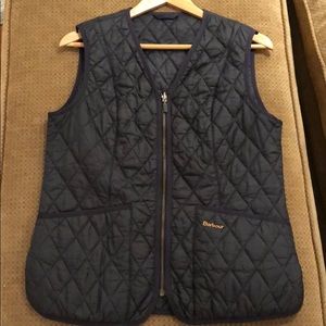 Barbour Gillet Vest Navy size US 10